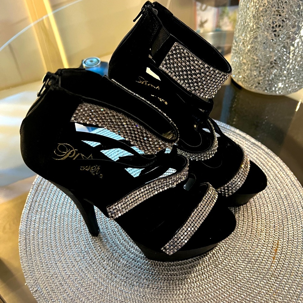 COPY - Pleaser Rhinestone heels